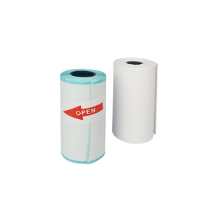 Factory price custom size self adhesive waybill logistics label A6 thermal label sticker paper roll
