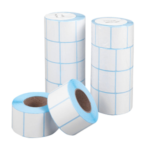 Fast Delivery Factory Wholesale Waterproof Oil Proof Blank Self Adhesive Thermal Sticker Paper Plain Thermal Label Rolls